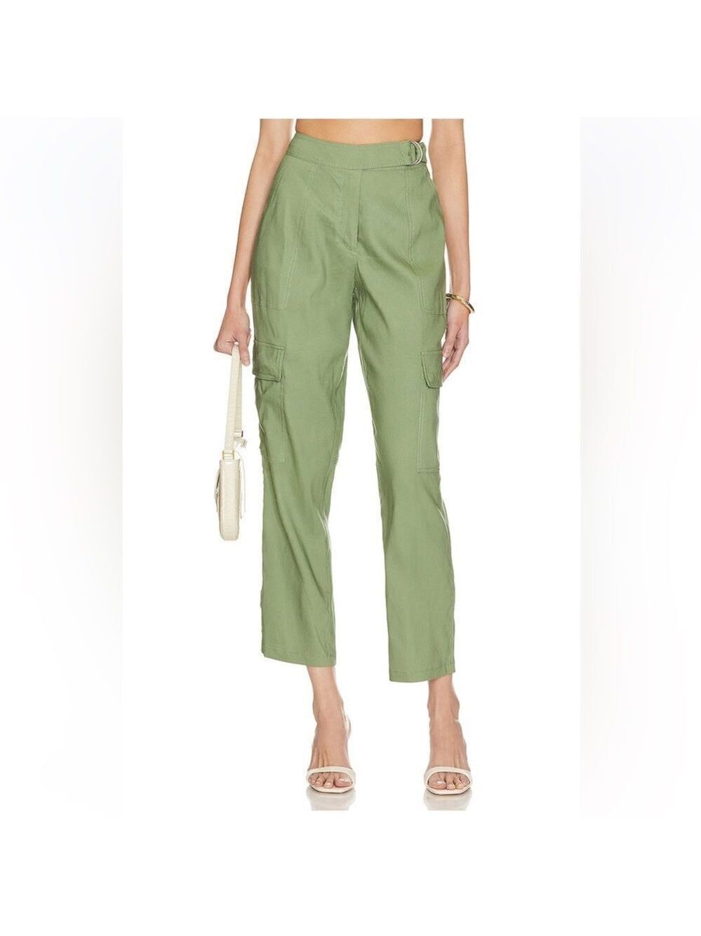 NEW Simkhai Carolina Utility Pant Verde Green Size 10 - Picture 12 of 12